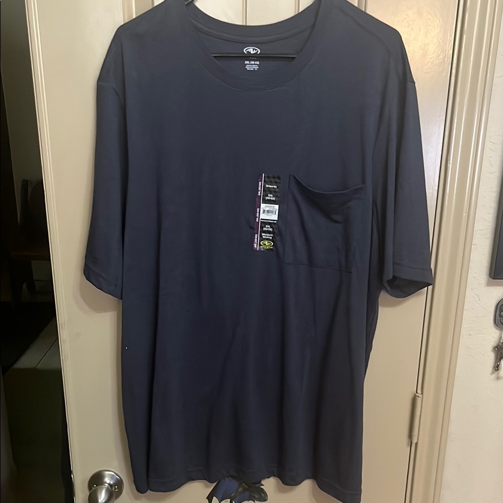 Athletic Works Blue Short Sleeve 2XL Tee